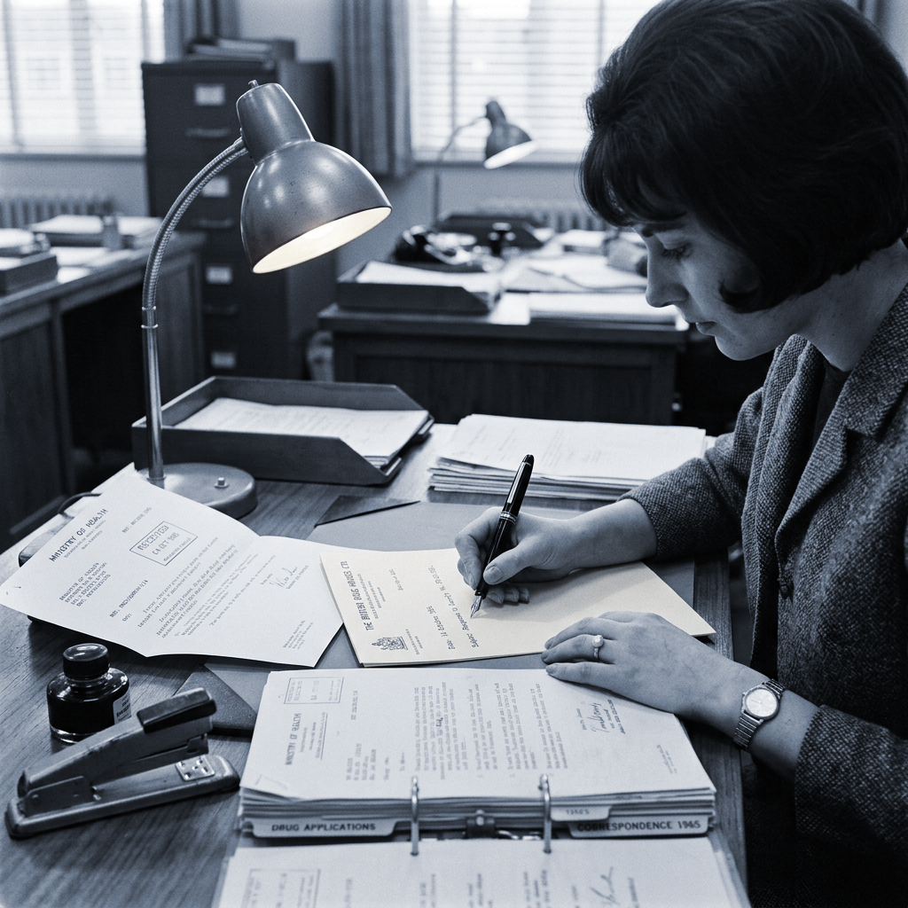 Regulatory specialist drafts an official response to the regulatory authority
