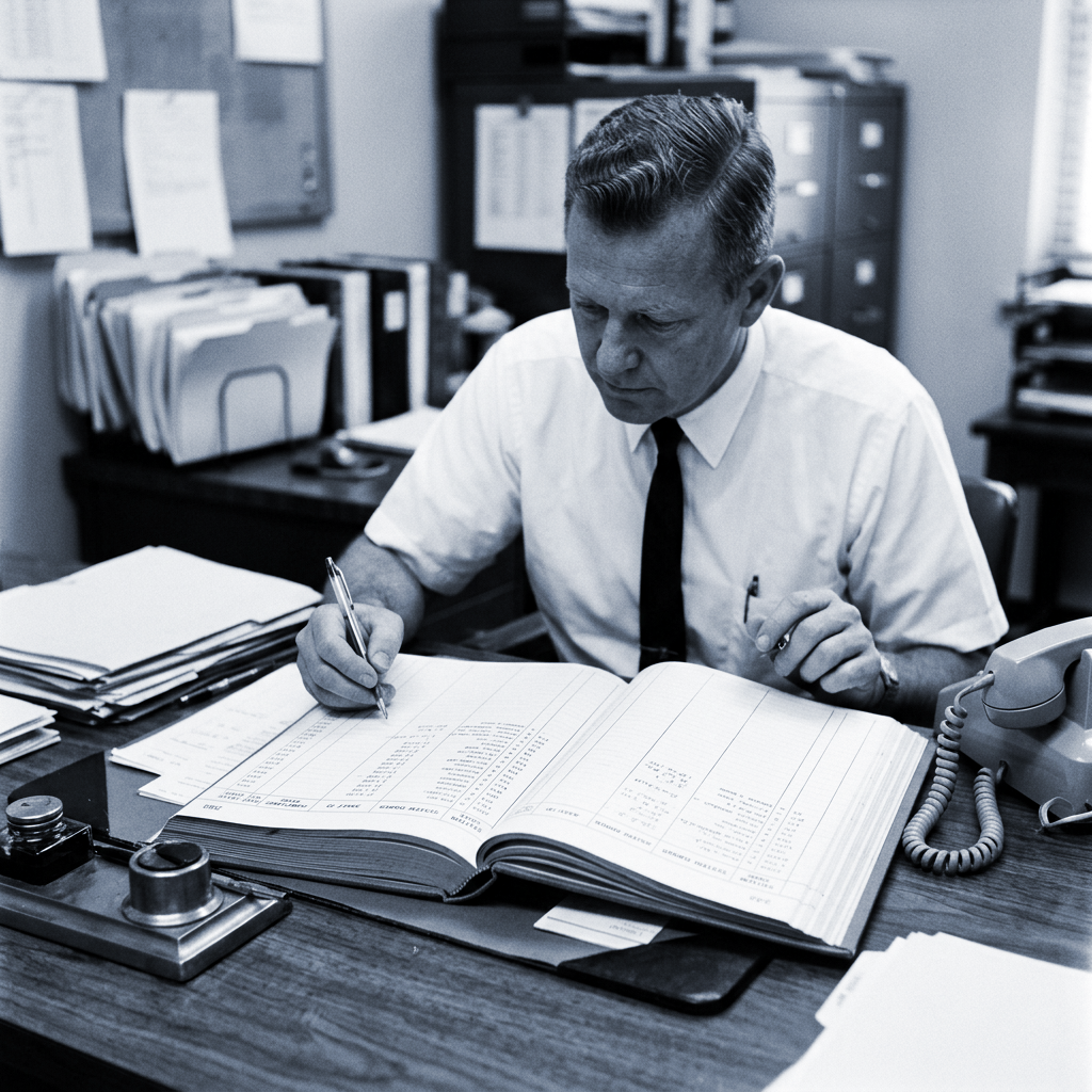 Manager reviews IT system inventory